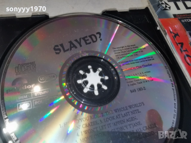 SLAYED? CD 0502261515, снимка 11 - CD дискове - 53369832