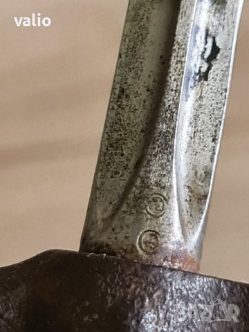 Щик/байонет/ френски иглен четериръб. за пушка "Лебел лопус", снимка 5 - Антикварни и старинни предмети - 45541080