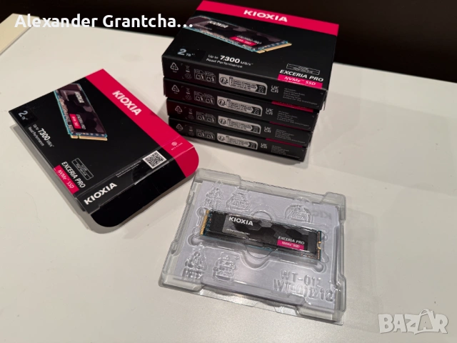 5 бр. KIOXIA Exceria Pro 2 Tb Gen 4x4 NVMe SSD