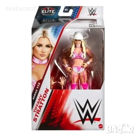 Екшън фигура WWE Tiffany Stratton Тифани Стратън Elite Series Boxed figure играчка, снимка 13 - Колекции - 49413653