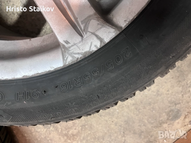 Джанти 16 цола с зимни гуми 205/55, снимка 7 - Гуми и джанти - 52459525