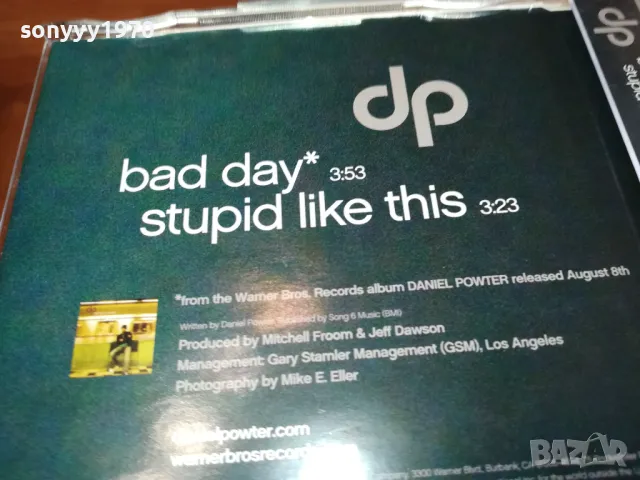 DANIEL POWTER CD 2602251901, снимка 16 - CD дискове - 49290727