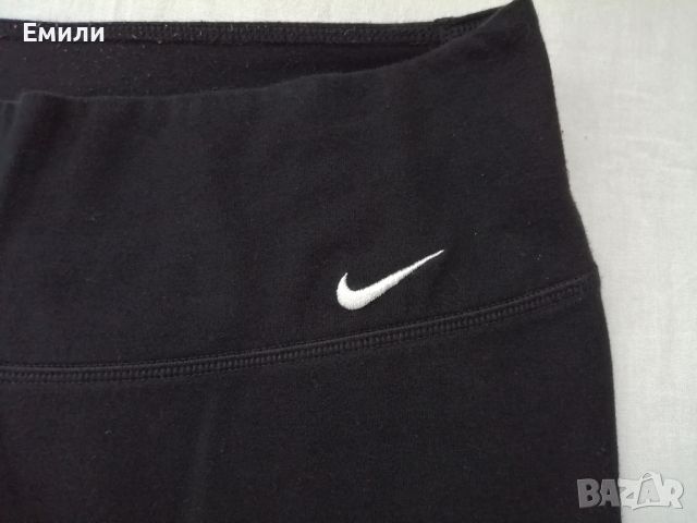 Nike Dri-FIT оригинален дамски клин-панталон 3/4 в черен цвят р-р S, снимка 3 - Спортни екипи - 46656422