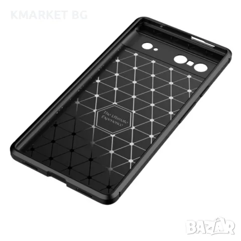 Google Pixel 7 Удароустойчив Carbon Fiber Калъф и Протектор, снимка 4 - Калъфи, кейсове - 49136645