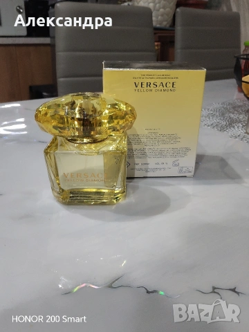 Versace Yellow Diamond EDT – дамски парфюм (разопакован) , снимка 2 - Дамски парфюми - 53721348