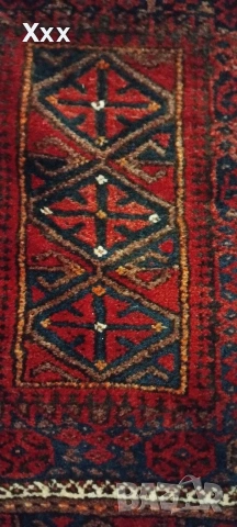 Ръчно тъкан вълнен килим.Антика за ценители., снимка 5 - Килими - 53056462