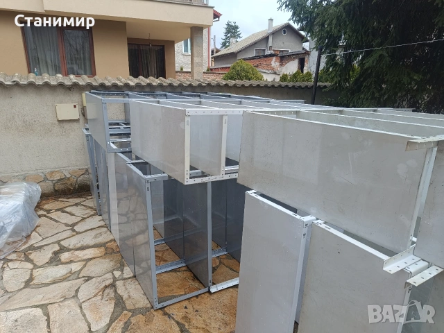 метални стелажи , снимка 3 - Стелажи и щандове - 54092265