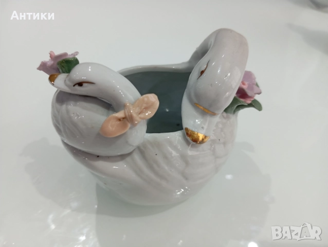 Порцеланова стара красива статуетка , снимка 3 - Декорация за дома - 52661529