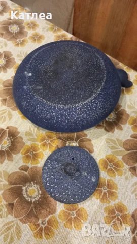 Чугунен емайлиран чайник , снимка 6 - Сервизи - 53790982