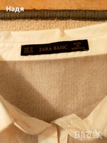 Бяла ефирна маркова блуза , снимка 2 - Блузи с дълъг ръкав и пуловери - 52282446