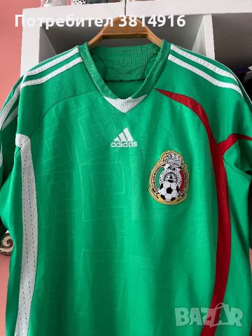 Mexico 2008/09 adidas футболна фланелка размер S, снимка 3 - Футбол - 46071431