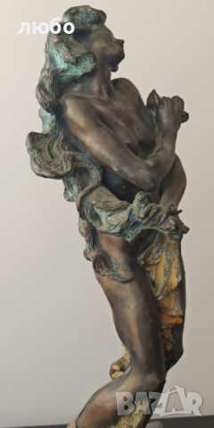 Антикварна Бронзова Скулптура "Жената на Слънцето"1900 г, снимка 10 - Антикварни и старинни предмети - 44848331
