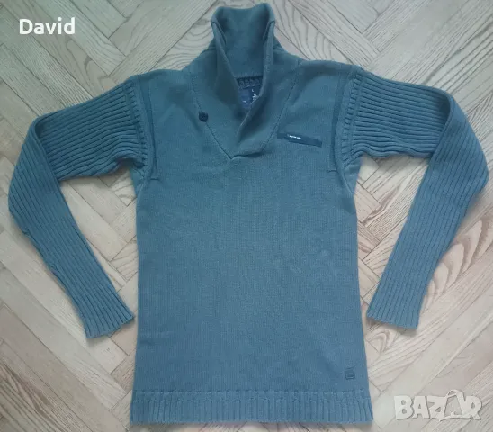 Оригинален мъжки елегантен пуловер G-Star Raw , снимка 1 - Пуловери - 48572070