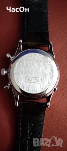 Eлегантен хронограф FLYER, снимка 5 - Мъжки - 52721628