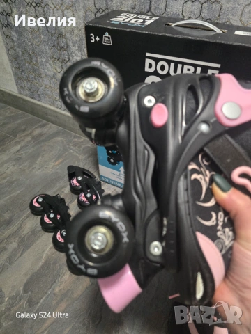 Ролери и кънки Byox Double 2в1, размер 30-33 регулеруеми, снимка 3 - Ролери, кънки - 53066649