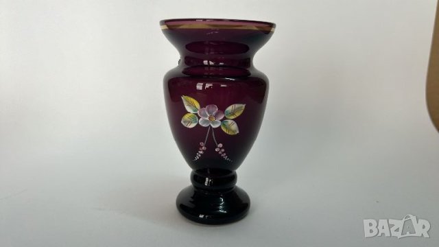 Кристална малка ваза Bohemia, снимка 1 - Вази - 46439528