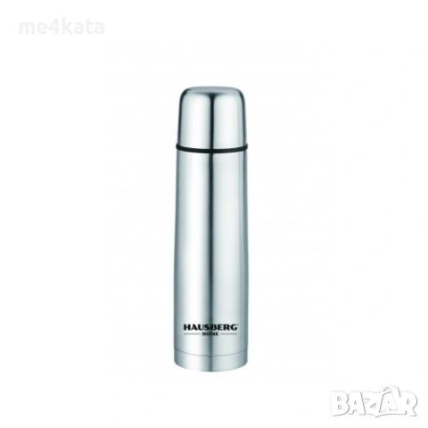 Вакуумен термос 1000мл Hausberg H-1454 стоманен инокс, снимка 2 - Други стоки за дома - 54211469