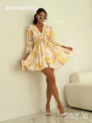 Елегантна дамска рокля, 3цвята , снимка 4 - Рокли - 53939581