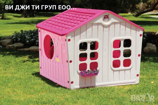 Детска къщичка BUDDY TOYS BOT 1142 VILLAGE HOUSE PINK, снимка 1 - Други - 46704005