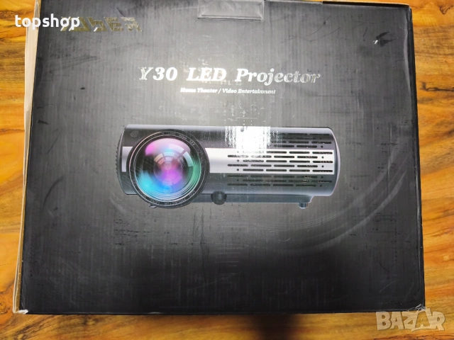 Чисто нов Full HD, проверен с перфектна картина Проектор YABER Y30 – 1080p Native, 9500L, 4D Keyston, снимка 7 - Плейъри, домашно кино, прожектори - 53774803
