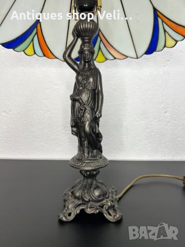 Настолна лампа стил TIFFANY №5440 , снимка 6 - Антикварни и старинни предмети - 45862056