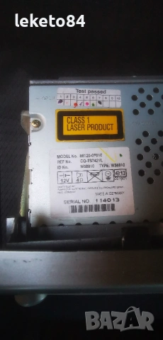 Оригинално радио CD W58810 Toyota Corolla Verso, снимка 7 - Аксесоари и консумативи - 53638974