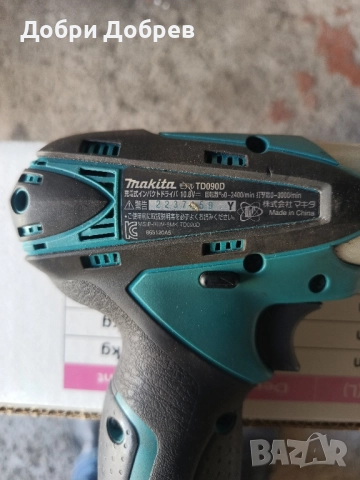 Акумулаторен ударен гайковерт Makita makita TD090D, снимка 3 - Други инструменти - 52362059
