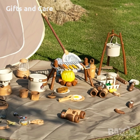 Детска палатка и комплект за къмпинг , снимка 4 - Образователни игри - 52618033