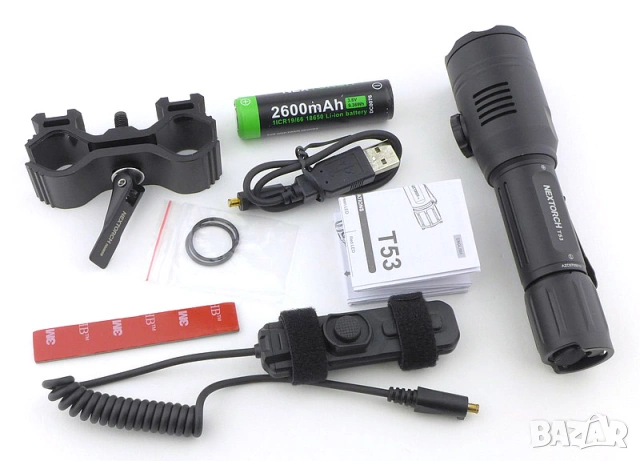 Фенер NexTorch T53 Hunting Set, снимка 2 - Оборудване и аксесоари за оръжия - 54290912