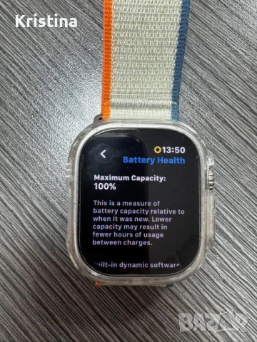 Apple Watch Ultra 2 - 2023 г. Titanium- Отлично състояние , снимка 6 - Друга електроника - 54275713
