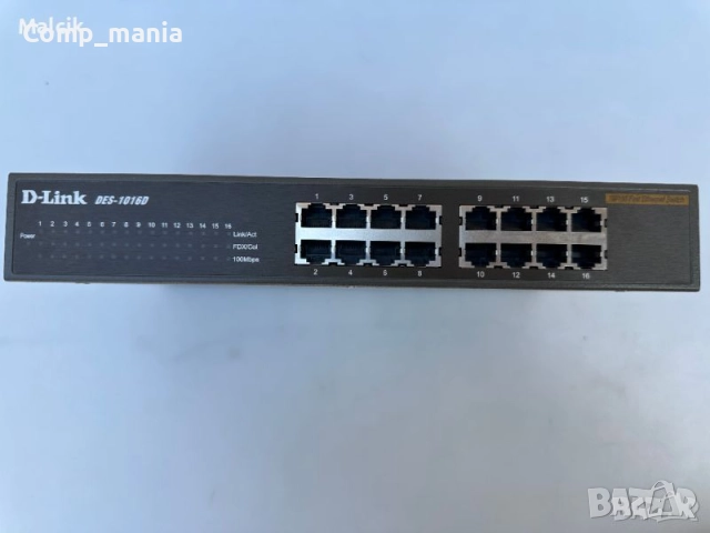 Суич D-Link DES-1016D 16 портов 10/100, снимка 2 - Суичове - 51984039