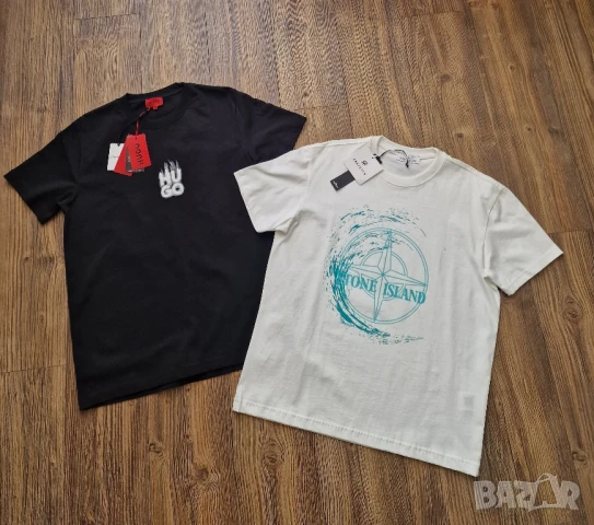 Страхотна мъжка тениска HUGO BOSS & STONE ISLAND размер S M L XL 2XL, снимка 8 - Тениски - 51120483