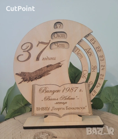 Вечен календар. Подарък за Кум, Кума, Юбилей, Годишнина или друг повод., снимка 11 - Други - 53527596