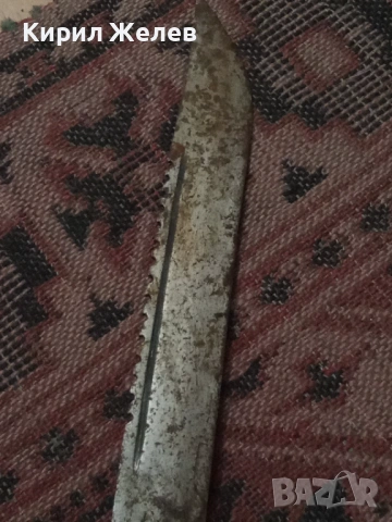 Голям стар нож 54278, снимка 12 - Антикварни и старинни предмети - 53637867