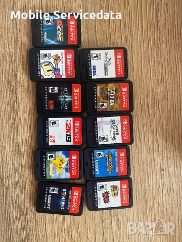Nintendo Switch + 11 игри + кейс и стъклен протектор – пълен комплект, снимка 4 - Nintendo конзоли - 53717679
