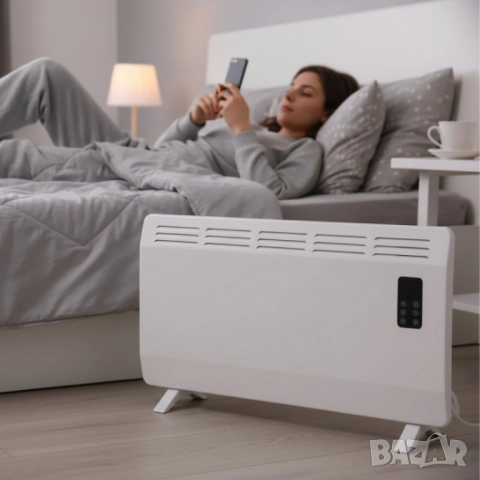 Конвектор Voltz OV51974D – 2400W, Wi-Fi управление, LED дисплей и таймер, снимка 6 - Друга електроника - 51845825