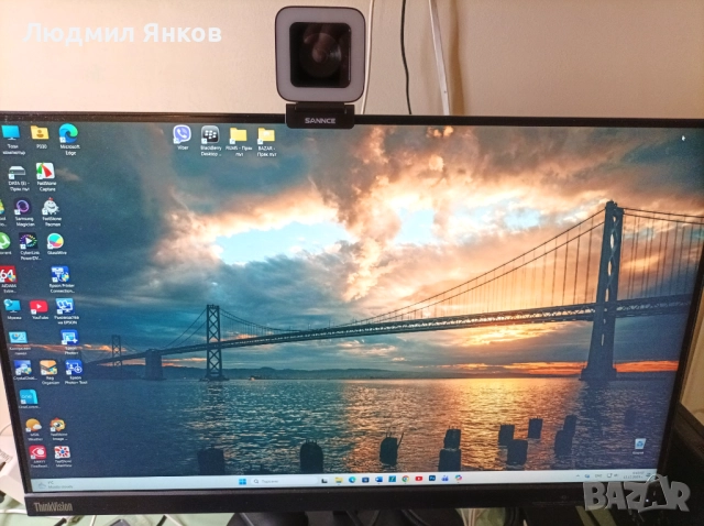 2K Webcam SANNCE W400 – автофокус, 2 микрофона, снимка 4 - Камери - 52770250