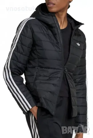  Дамскоо Яке с качулка adidas Originals Hooded Premium Slim-номер S, снимка 4 - Якета - 48273245