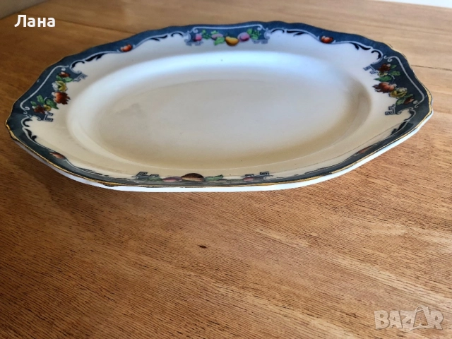 Голяма порцеланова чиния за торта и сервиране и други предмети , снимка 16 - Чинии - 47190254