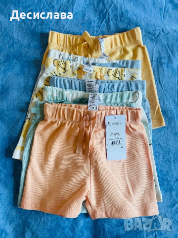 Бебешки къси летни панталонки George, снимка 1 - Детски къси панталони - 44978891