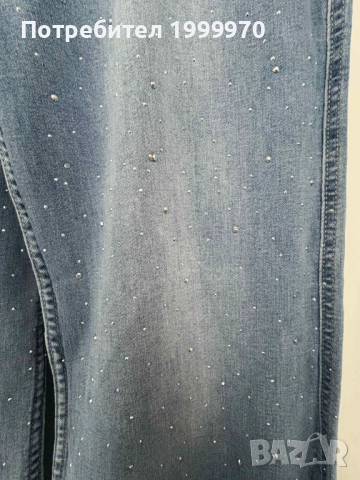 Дънки с камъчета, нови, снимка 2 - Дънки - 51815488