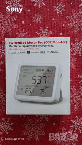 Термометър и хигрометър SwitchBot Meter Pro