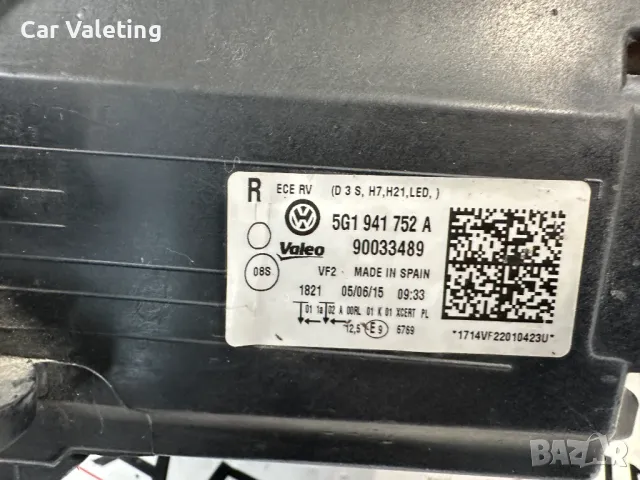 Фар фарове десен xenon VW Golf 7 GTI far farove ФВ Голф 7 ГТИ, снимка 4 - Части - 49886472