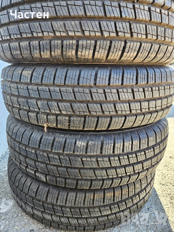 4×Зимни гуми Hankook 185/80 R14C като нови, снимка 3 - Гуми и джанти - 52616480