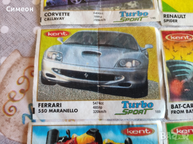 Картинки от дъвки "Турбо", снимка 5 - Колекции - 53132131