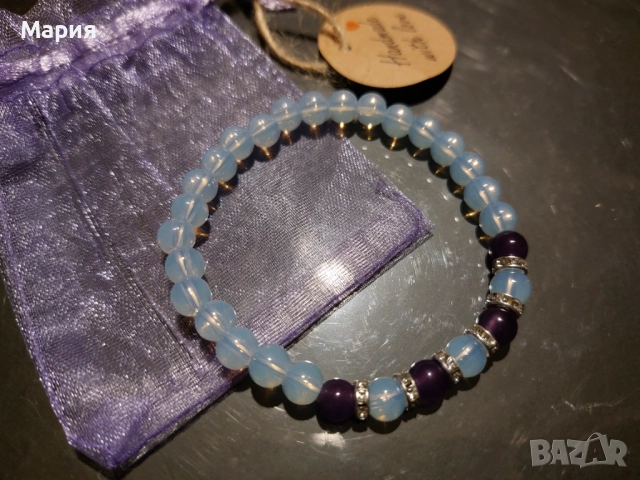 Гривни от естествени камъни , снимка 16 - Гривни - 43452132