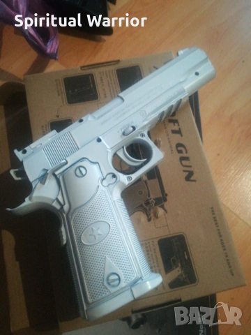 Въздушен пистолет Колт 1911, 3 джаула! Метал. 