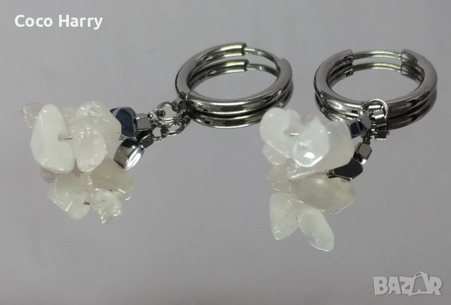 Комплект гривна и обеци,ръчно изработени , снимка 4 - Подаръци за жени - 53754657