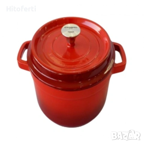 ЕМАЙЛИРАНА ЧУГУНЕНА ТЕНДЖЕРА 22СМ HAUSBERG HB-H-742