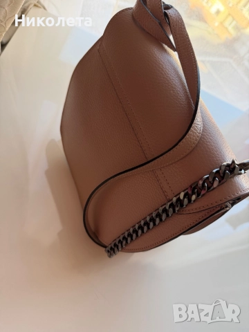 Дамска чанта от естествена кожа, снимка 3 - Чанти - 52735514
